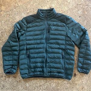 Men's Green Puffer Jacket